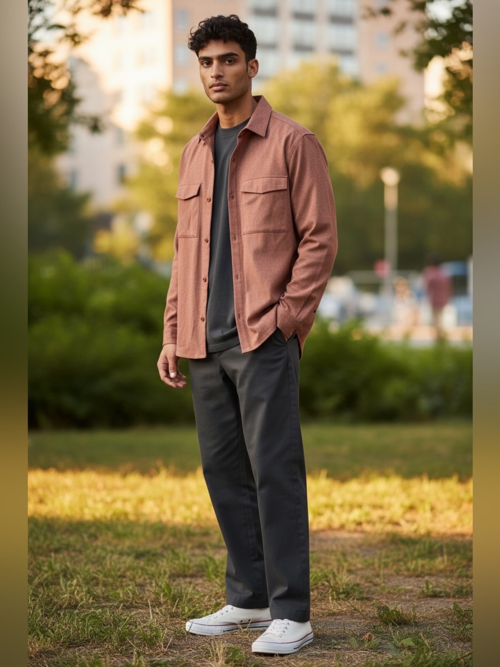 Lululemon Airing Easy Overshirt
Rust Long Sleeve Button-Up
Shirt